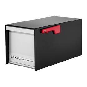 5300tfb Architectural Mailboxes Mailmax Heavy Duty Modern Steel Metal Post Mounted Mail Box For Outside Bl