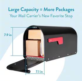 5560-r-10 Architectural Mailboxes Sequoia Heavy Duty Post Mount Mailbox Pewter