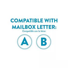 Architectural Mailboxes 705353651175 Steel Drive-in Top Mount Mailbox Post Kit Black