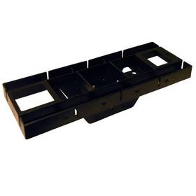 Architectural Mailboxes 705353761485 Patriot Plastic Mailbox Mounting Board Black