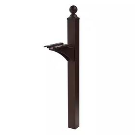 Architectural Mailboxes 711181157918 Landover Aluminum Crossarm Mailbox Post Bronze