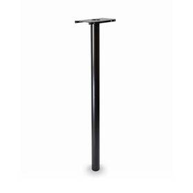 Architectural Mailboxes 711181497984 Pacifica In-ground Steel Mailbox Post Black