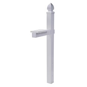 Architectural Mailboxes 711181821802 Whitley Plastic Crossarm Convertible Mailbox Post White