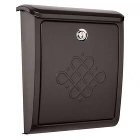 Architectural Mailboxes 711181918779 Bordeaux Rubbed Bronze Medium Steel Locking Wall Mount Mailbox
