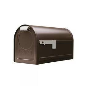 Architectural Mailboxes 726084285583 Northpointe Venetian Bronze Large Steel Post Mount Mailbox