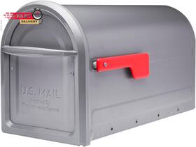 Architectural Mailboxes 726084516700 Mapleton Heavy Duty Steel Metal Post Mounted Mail Box F