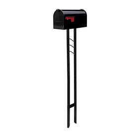 Architectural Mailboxes 744110539806 Gibraltar Mailbox-to-go Medium Capacity Galvanized Steel Black