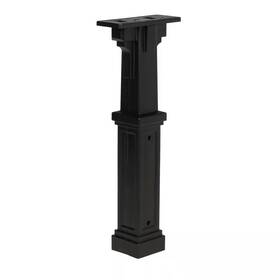 Architectural Mailboxes 744110718195 Grand Haven Plastic Top Mount Mailbox Post Black