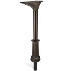 7517rz-10 Architectural Mailboxes 832794008838 Elevado Galvanized Steel Mailbox Post Rubbed Bronze