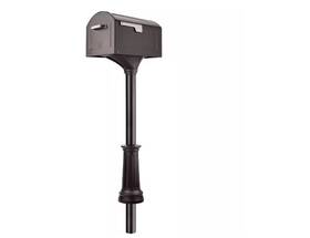 950080rz-10 Architectural Mailboxes Mailbox And Decorative Post Combo Kit Centennial Rubbed Bronze Extra Large Steel