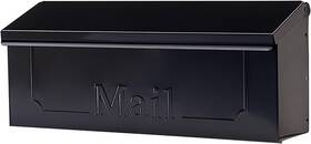 A62g4ky5m Architectural Mailboxes Mailbox Townhouse Galvanized Steel Wall-mount Black Small