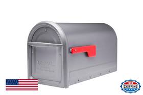 B076vxdwy5 Architectural Mailboxes Mapleton Heavy Duty Steel Metal Post Mounted Mail Box F