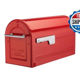Architectural Mailboxes B07l1gh61t 7900-7r-sr Boulder Mailbox Red