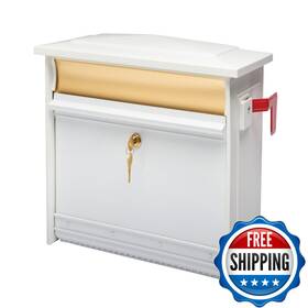 Architectural Mailboxes B0bp2zhxs2 Mailsafe Locking Wall-mounted Mailbox For Outside