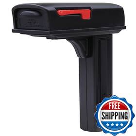 Architectural Mailboxes B0bp32sq2f Classic Plastic Dual Access Mailbox And Post Kit