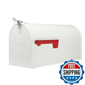 Architectural Mailboxes B0bp3kth61 Admiral Rust-proof Aluminum Metal Post Mounted Mail For