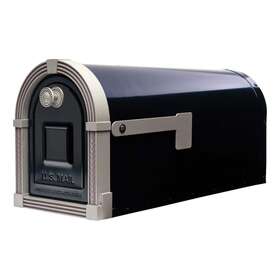 Bm16bsnam Architectural Mailboxes Post Mount Mailbo H 10.8 In W 8.9 Black Finish