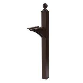 Lp000bzam Architectural Mailboxes Mailbox Post Stand Landover Aluminum Crossarm Bronze