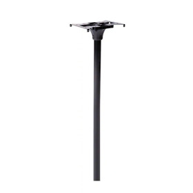 Architectural Mailboxes Mailbox Post 2-inch Dia Coolidge In-ground Steel Black