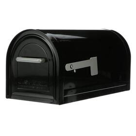 Mb981bam Architectural Mailboxes Post Mount Large Galvanized Steel Locking Reliant Black
