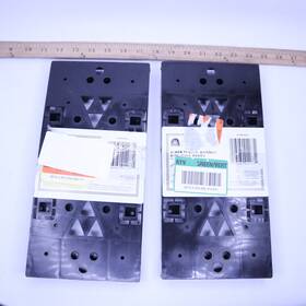Plmb06am Architectural Mailboxes 2-pk Bracket Mailbox Mounting Board Plastic Black