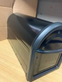Architectural Mailboxes Post Mount Black Metal Mailbox