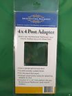 7530 Architectural Mailboxes Sealed 4x4 Post Adapter Model Black 832794001693