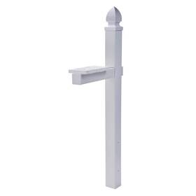 Wp000wam Architectural Mailboxes Mailbox Posts Stands 6 Inch X57 Plastic Crossarm Convertible White