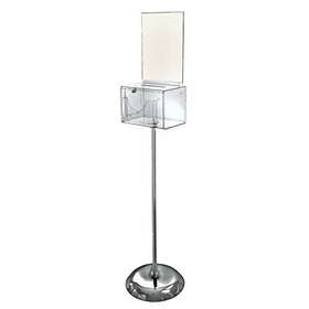 206320clr Azar Displays 696859999154 Suggestion Box With Lock And Keys Donation Offering Locked Dis