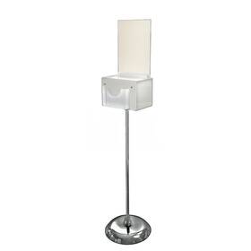 206320-wht Azar Displays 696859999161 9 Inch W X 6.25 D H Large White Suggestion Box With Pocket L