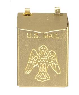 S8519 Aztec Imports Inc. Brass Mailbox