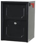 B0028gfhy8 Dvault Weekend Away Vault Locking Mount Mailbox Black