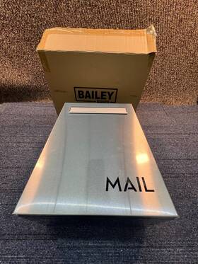 Bailey Boxes 612637736032 Wall-mounted Modern Locking Mailbox Franklin Ss 15.75 Inch H X 11.75 W