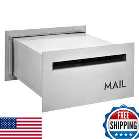 B08kyfk5s4 Bailey Boxes Modern Wall Mounted Locking Small Architectural Mailbox From