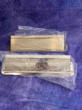 0020-260 Baldwin Lot Of 2 - Hooded Door Plates