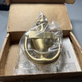 0102033 Baldwin Hardware Door Knocker Vintage Brass Finish