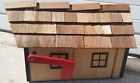 Barn Blck Wood Lancaster "natural " Style County Mailbox Trm Amish Pa - Crafted