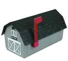 Barn Style Unbranded Mounted Mailbox Post Mount Farm Security Deliveries Delivery Paper Door 716878085659