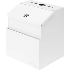 Barska 313111274216 Suggestion And Ballot Drop Box With Paper Holder Key Lock