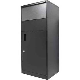 Barska 790272007578 Large Package Durable Resistant Black Ground Mount Locking Parcel And Mailbox