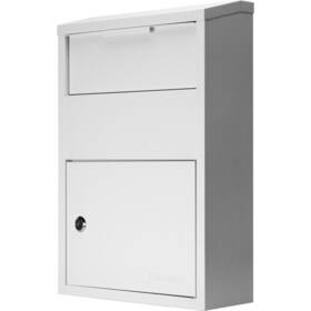 Barska 790272008360 Large Wall Mount Drop Box Secure Locking Cabinet Key Lock Mailbox