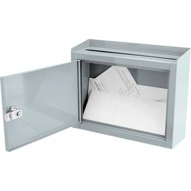 Cb12710 Barska Key Lock Easy Wall Mount Multi-purpose Steel Drop Off Mailbox