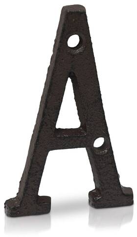 4559-a Basic Fundamentals 3inch Cast Iron Numbers For Wall And Mailbox Industrial Design F
