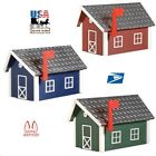 Bdw-dmail-poly Amish Handcrafted Deluxe Diamond Plate Mailbox Weatherproof Recycled Poly In