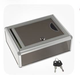 6s165714zwvmt5652 Besportble Wall Mounted Mailbox Lockable Alloy Mail Letter Post Secure Box Postbox Outdoor