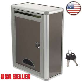 B1x175731iwzbw7838 Besportble Post Box Wall-mount Letter Mail Suggestion Complaints Honesty Mailbox Us