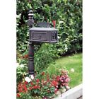 Bh-667486 Bowery Hill Post Mailbox In Antique Bronze 680270422551