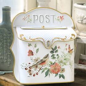 Bfha1181 Big Fortune Wall Mount Mailbox For House Outside Vintage Metal Door Antique Style