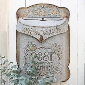 Ha1113 Big Fortune Wall Mount Mailbox For House Outside Vintage Metal Door Antique Style