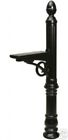 Vp00b01 Black Post Solar Mailbox Victorian Group Polymer